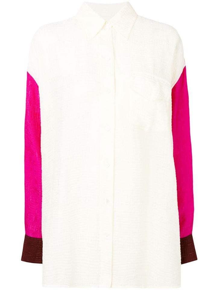Victoria Beckham Oversized Shirt - Red