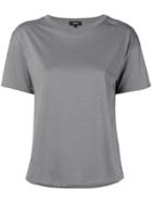 Theory Silk Panel T-shirt - Grey
