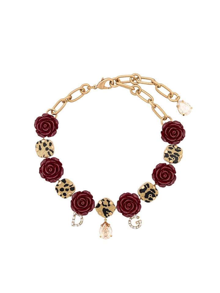 Dolce & Gabbana Roses Necklace - Gold