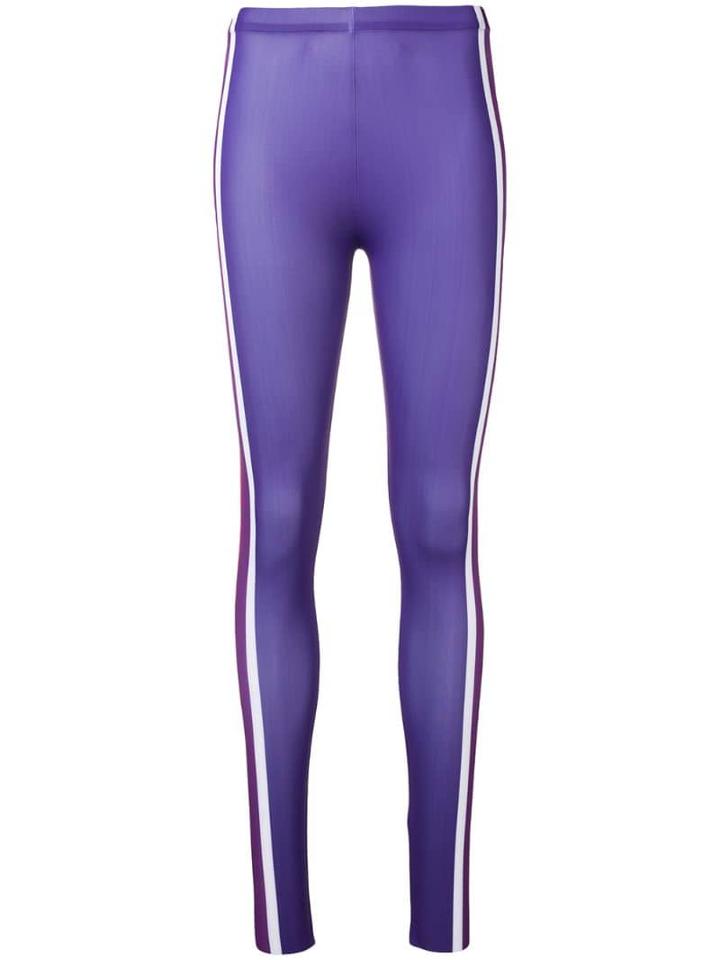 Marcelo Burlon County Of Milan Slim Fit Leggings - Purple