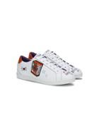 Dolce & Gabbana Kids Queen Of My Heart Embellished Sneakers - White
