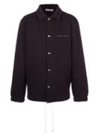 Futur 'steady' Shirt Jacket, Men's, Size: Xl, Black, Cotton