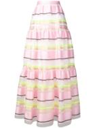 Delpozo Full Layered Skirt - Pink