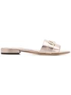 Jimmy Choo Joni Slides - Gold