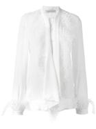 Christopher Kane Feather Trim Shirt - White