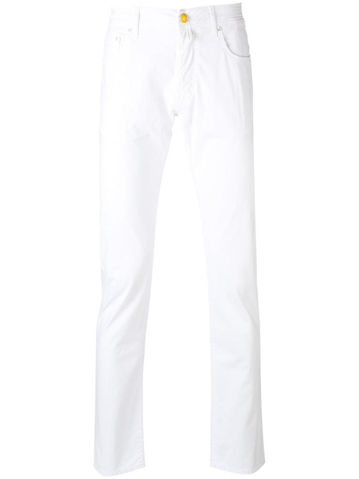 Jacob Cohen - Slim-fit Jeans - Men - Cotton/spandex/elastane - 38, White, Cotton/spandex/elastane