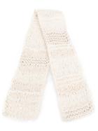 Pringle Of Scotland Hand Knitted Scarf - Nude & Neutrals