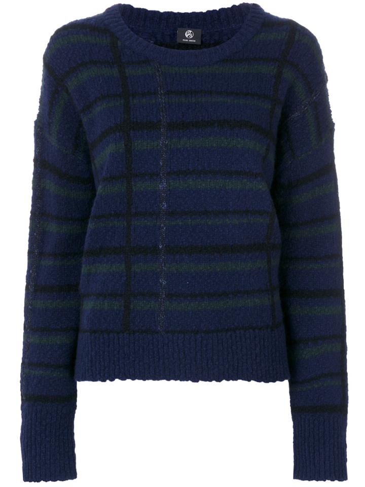 Paul Smith Striped Knit Sweater - Blue