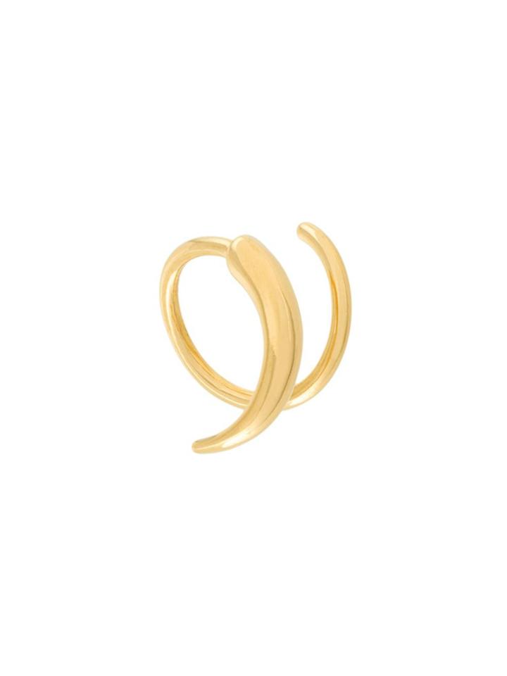 Maria Black 'tusk' Twirl Earring - Metallic