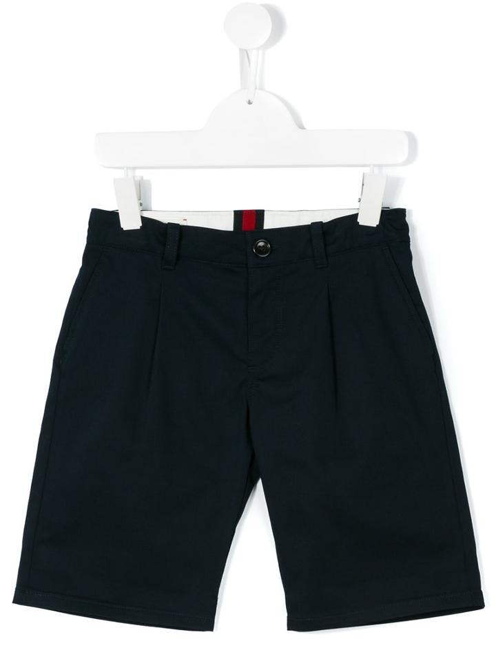 Gucci Kids - Tailored Shorts - Kids - Cotton/spandex/elastane - 4 Yrs, Blue