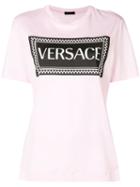 Versace Print Logo T-shirt - Pink
