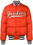 Gucci Ny Yankees&trade; Embroidered Padded Jacket - Yellow