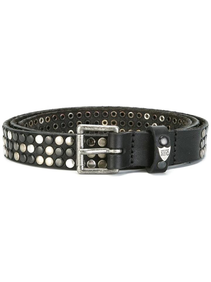 Htc Hollywood Trading Company Studded Belt, Women's, Size: 85, Black, Leather