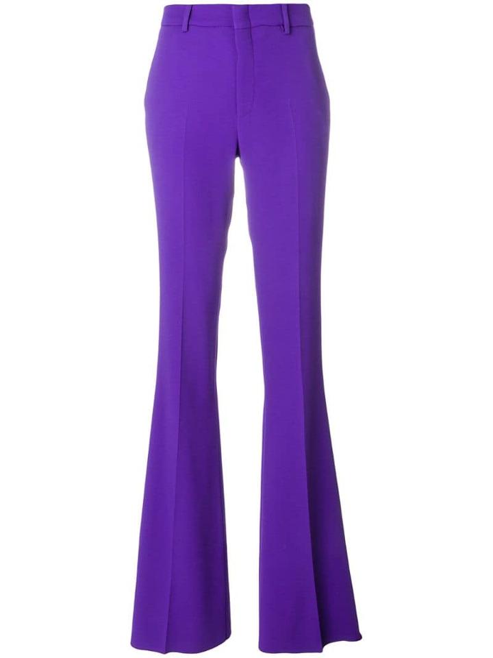 Gucci High-waisted Trousers - Purple