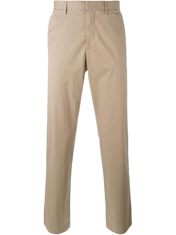 Michael Kors Classic Chino Trousers, Men's, Size: 36, Nude/neutrals, Cotton/spandex/elastane