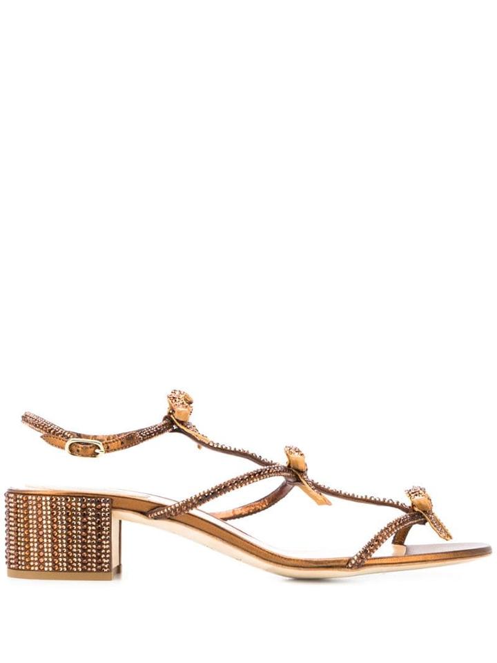 René Caovilla Open-toe Sandals - Brown