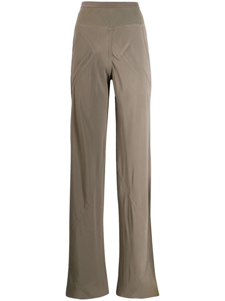 Rick Owens Forever Bias Wide-leg Trousers - Grey