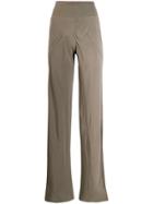Rick Owens Forever Bias Wide-leg Trousers - Grey