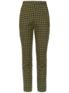 Andrea Marques Printed Cropped Trousers - Green