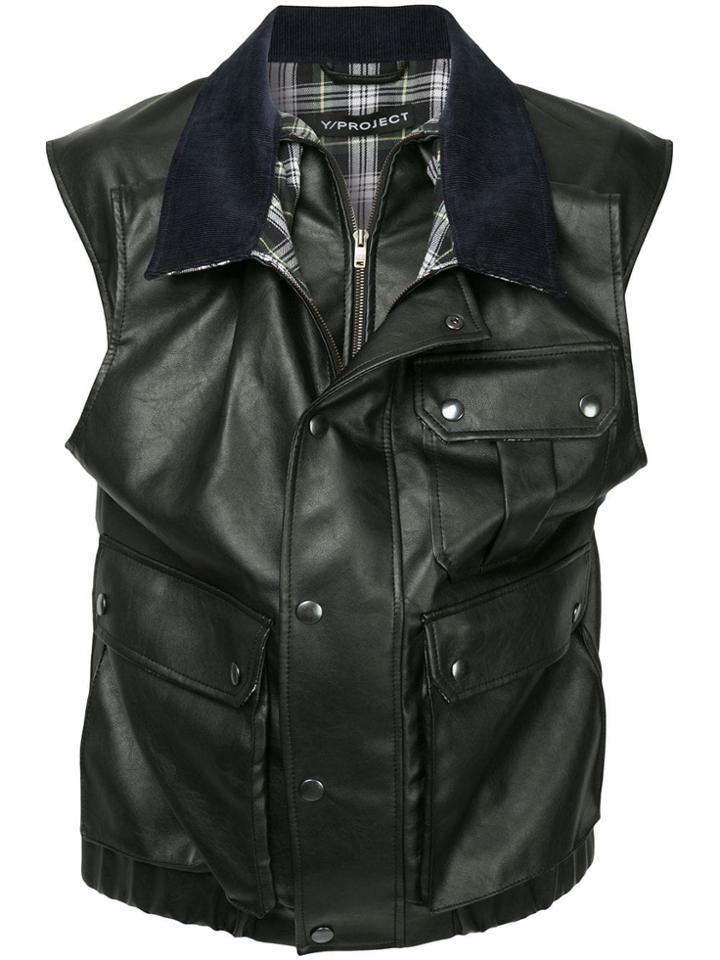 Y / Project Hunting Vest - Black