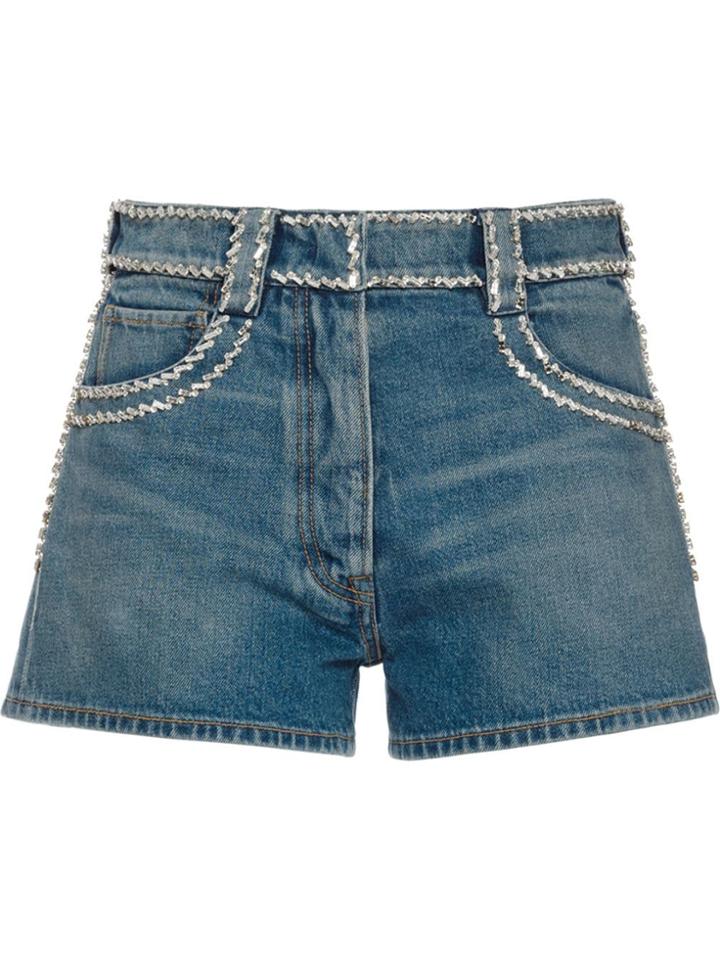 Prada Denim Shorts - Blue