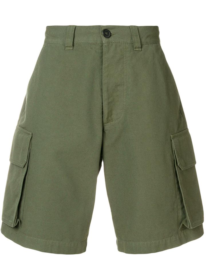 Ami Alexandre Mattiussi Cargo Bermuda Shorts - Green