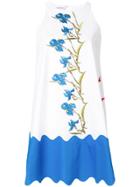 Vivetta Floral Embroided Loose Dress - White
