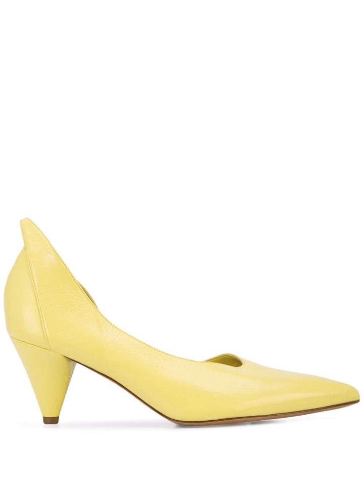Rachel Comey Cone-heel Fount Pumps - Yellow