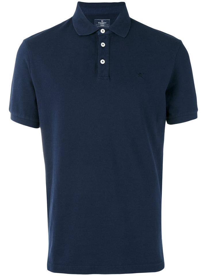 Hackett - Classic Polo Top - Men - Cotton/spandex/elastane - L, Blue, Cotton/spandex/elastane