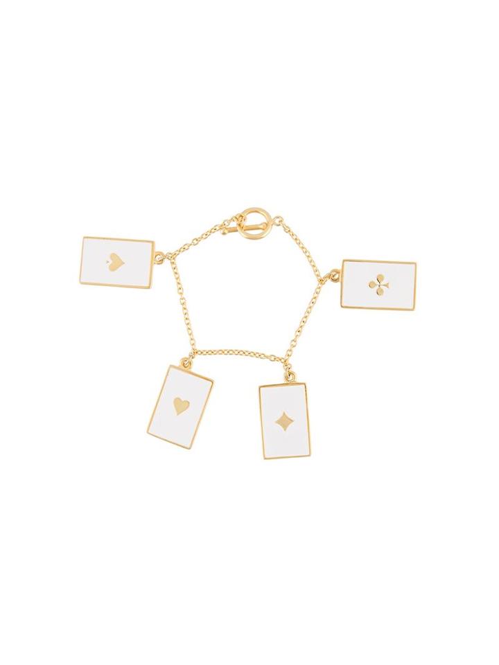 Faith Connexion Card Bracelet, Women's, Metallic