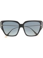 Dior Eyewear Direction Oversized Sunglasses - Black