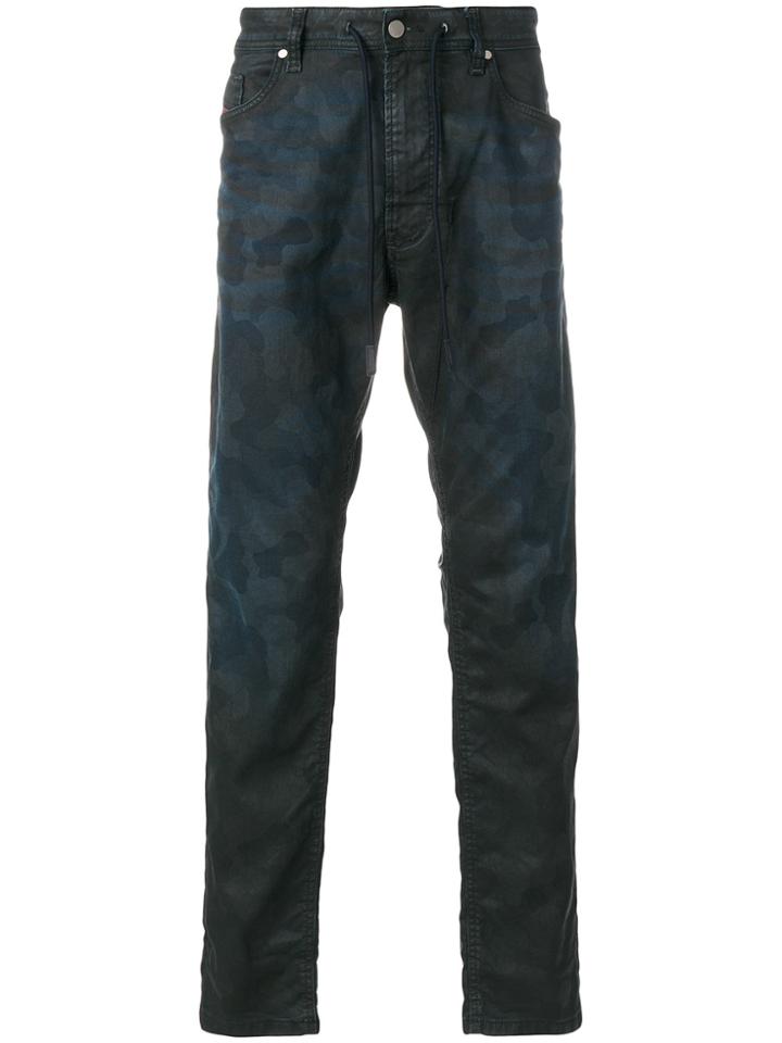 Diesel Camouflage Print Jeans - Grey