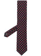 Fefè Watermelon Whale Pattern Tie - Blue