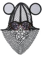 Kuboraum Ears Crocheted Sunglasses - Black