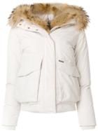 Woolrich Padded Bomber Jacket - Nude & Neutrals