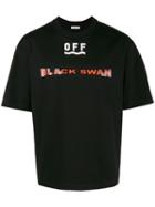 Moncler X Off-white Printed Logo T-shirt, Men's, Size: Medium, Black, Cotton