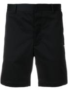 Moncler Gamme Bleu Logo Patch Chino Shorts - Blue