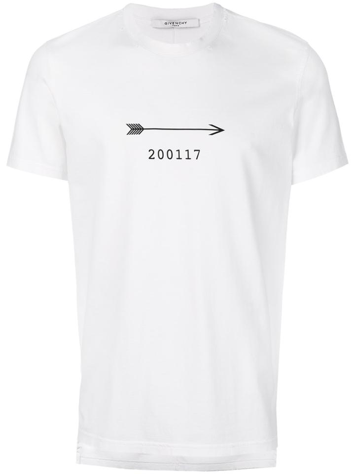 Givenchy Bow Arrow Printed T-shirt - White