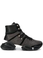 Tosca Blu Embellished High Top Sneakers - Black