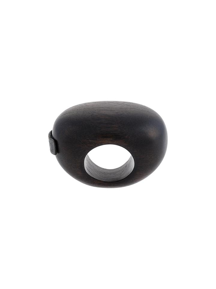 Monies Oversized Sculptural Ring - Brown