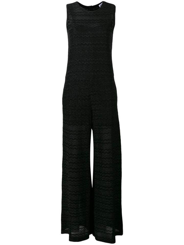 M Missoni Wide Leg Jumpsuit - Black
