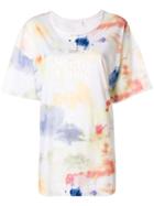 See By Chloé Oversized Watercolour T-shirt - Multicolour