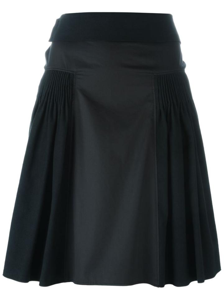 Paco Rabanne Pleated A-line Skirt