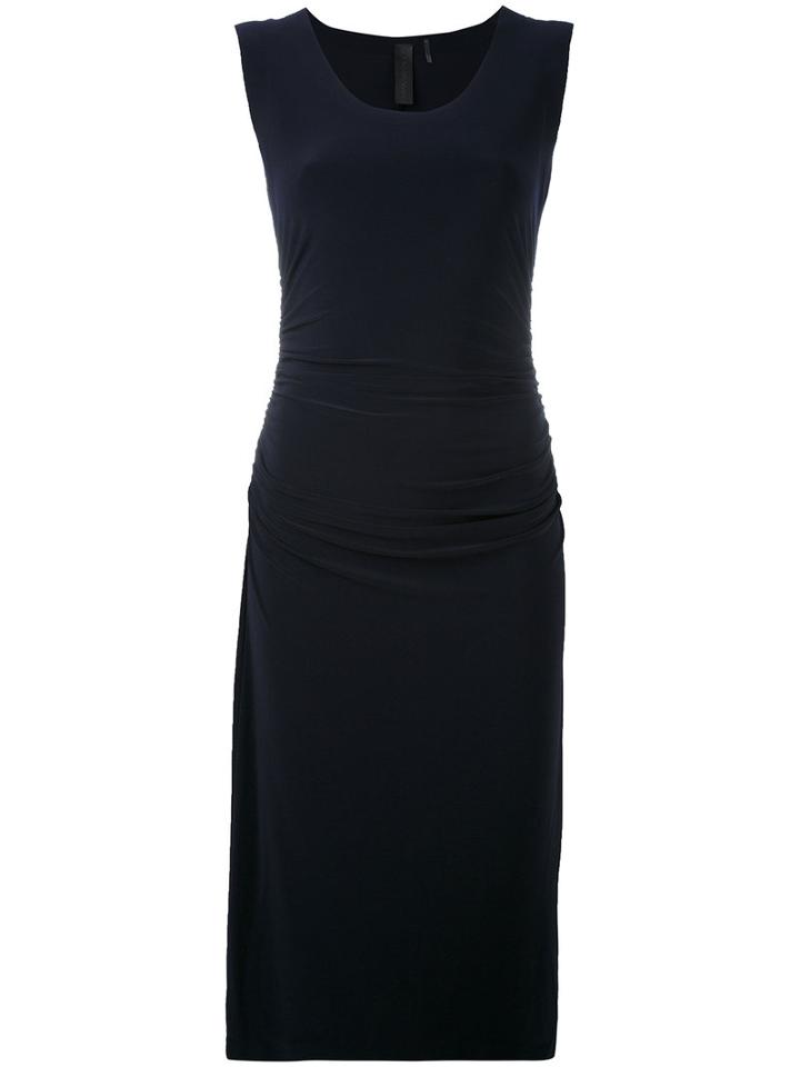 Norma Kamali - Classic Fitted Dress - Women - Polyester/spandex/elastane - S, Blue, Polyester/spandex/elastane