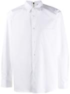 Comme Des Garçons Shirt Zip-back Collared Shirt - White