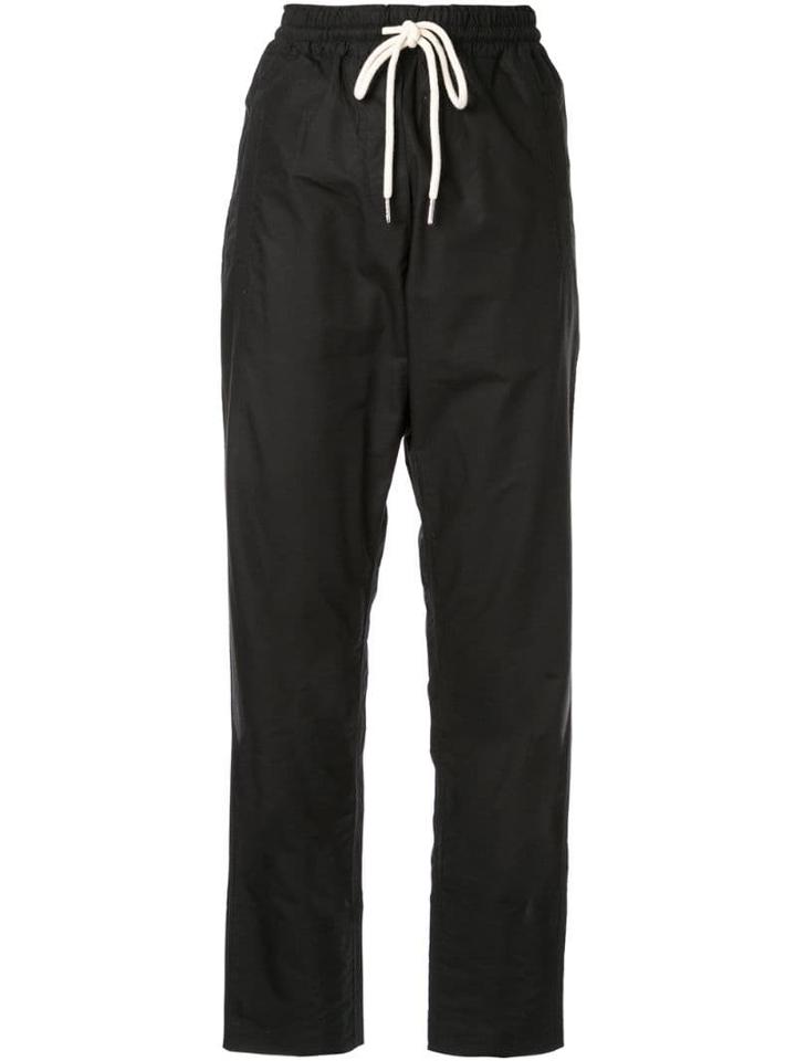 Lee Mathews Carter Relaxed-fit Trousers - Black