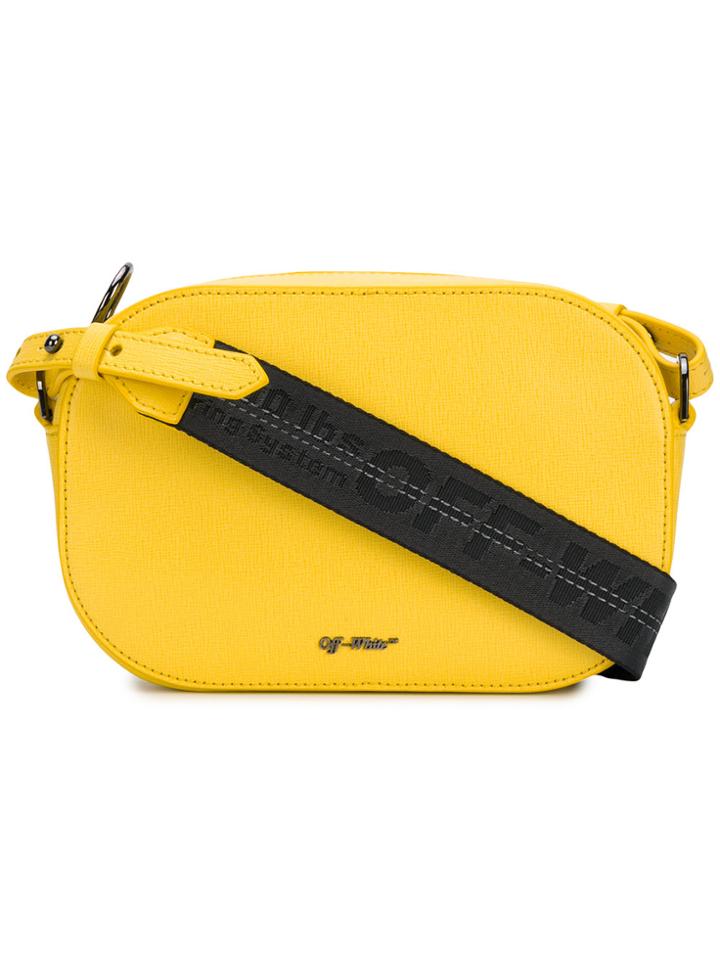 Off-white Logo Strap Crossbody Bag - Yellow & Orange