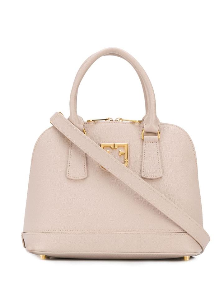 Furla Fantastica Logo Plaque Tote Bag - Neutrals