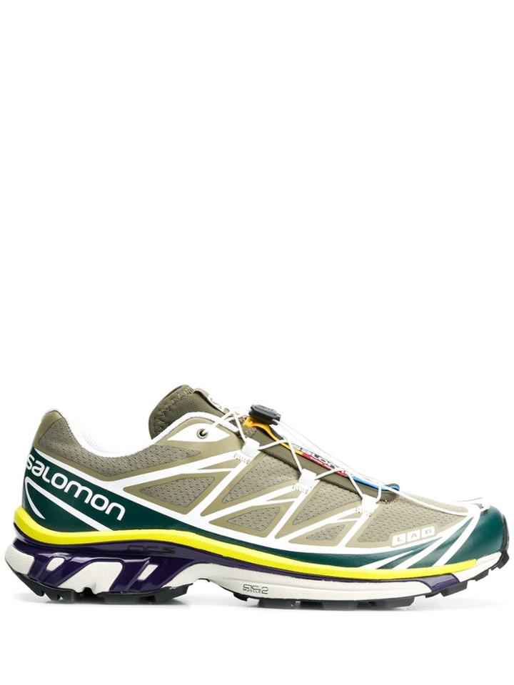 Salomon S/lab Contrast Logo Sneakers - Green
