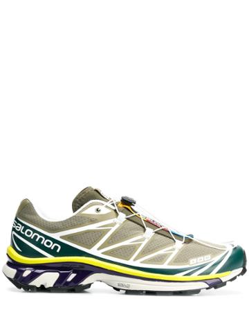 Salomon S/lab Contrast Logo Sneakers - Green